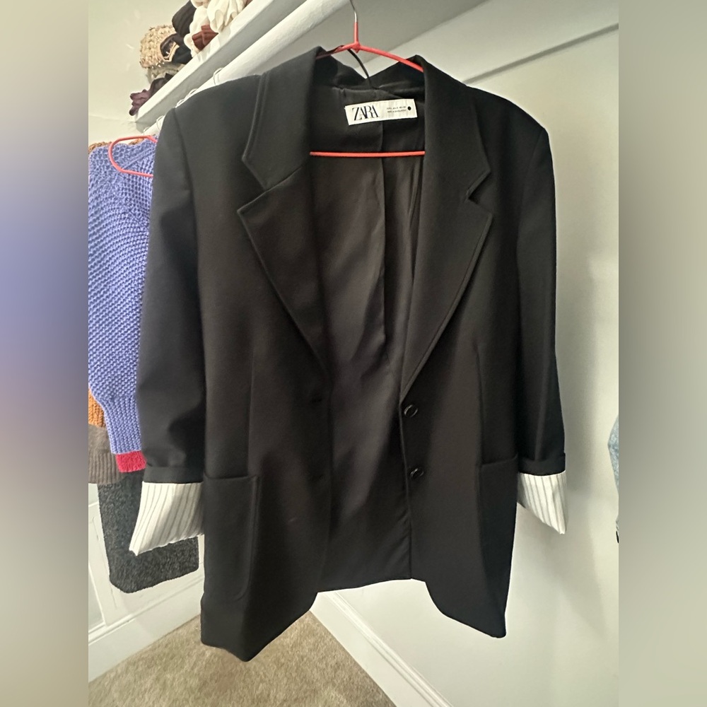 ZARA Oversized Blazer in Black
